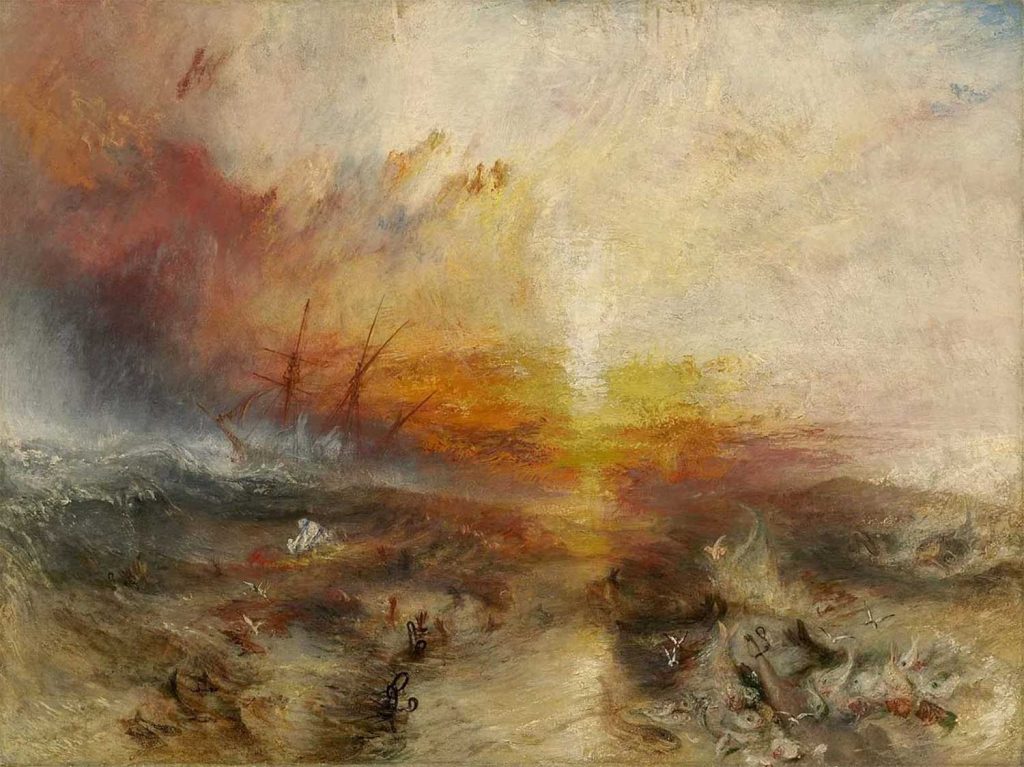 J.M.W. Turner. The Slave Ship, (1840)