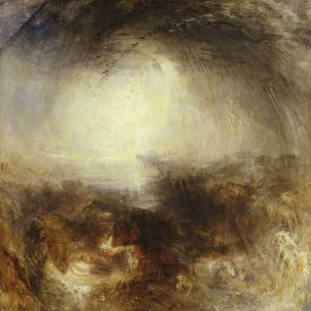 J.M.W. Turner. Shade and Darkness - the Evening of the Deluge