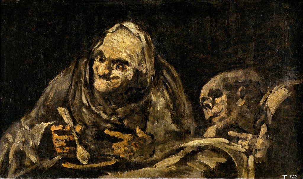 Francisco de Goya, Dos viejos comiendo sopa