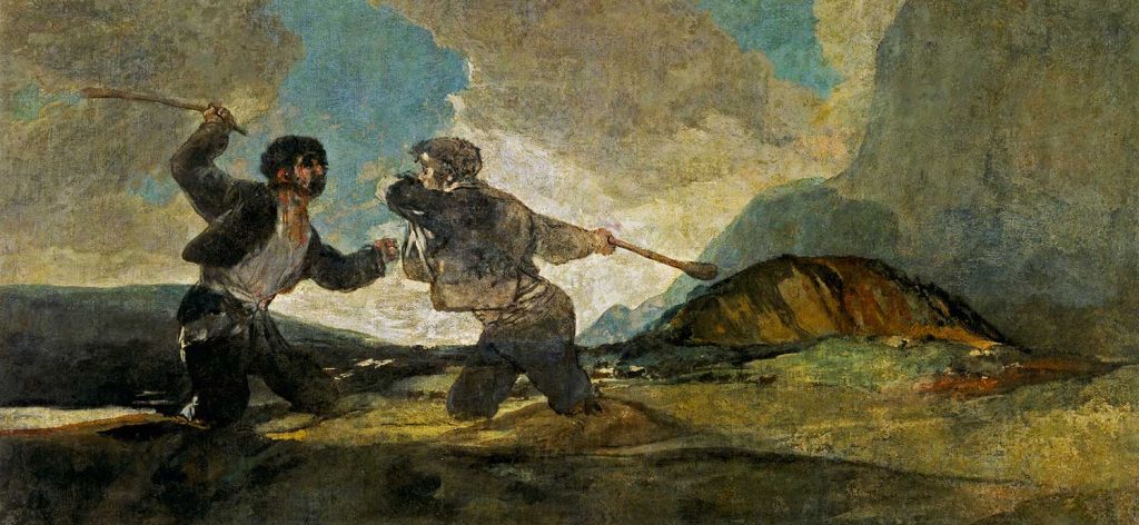 Francisco de Goya, Duelo a Garrotazos