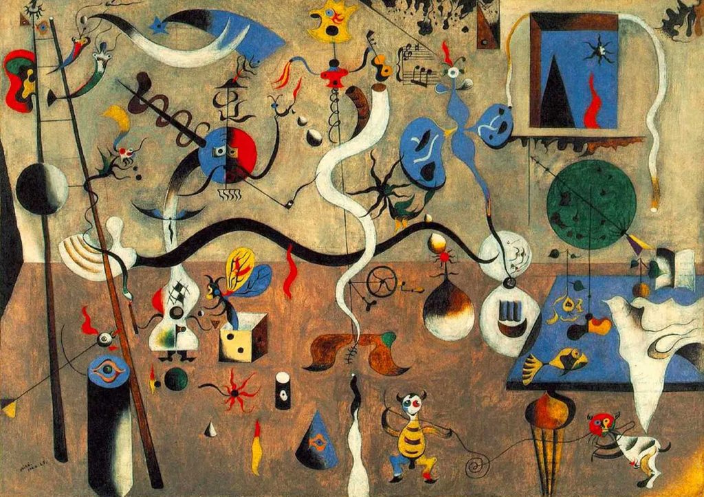 Joan Miró, El carnal de arlequín (1925)