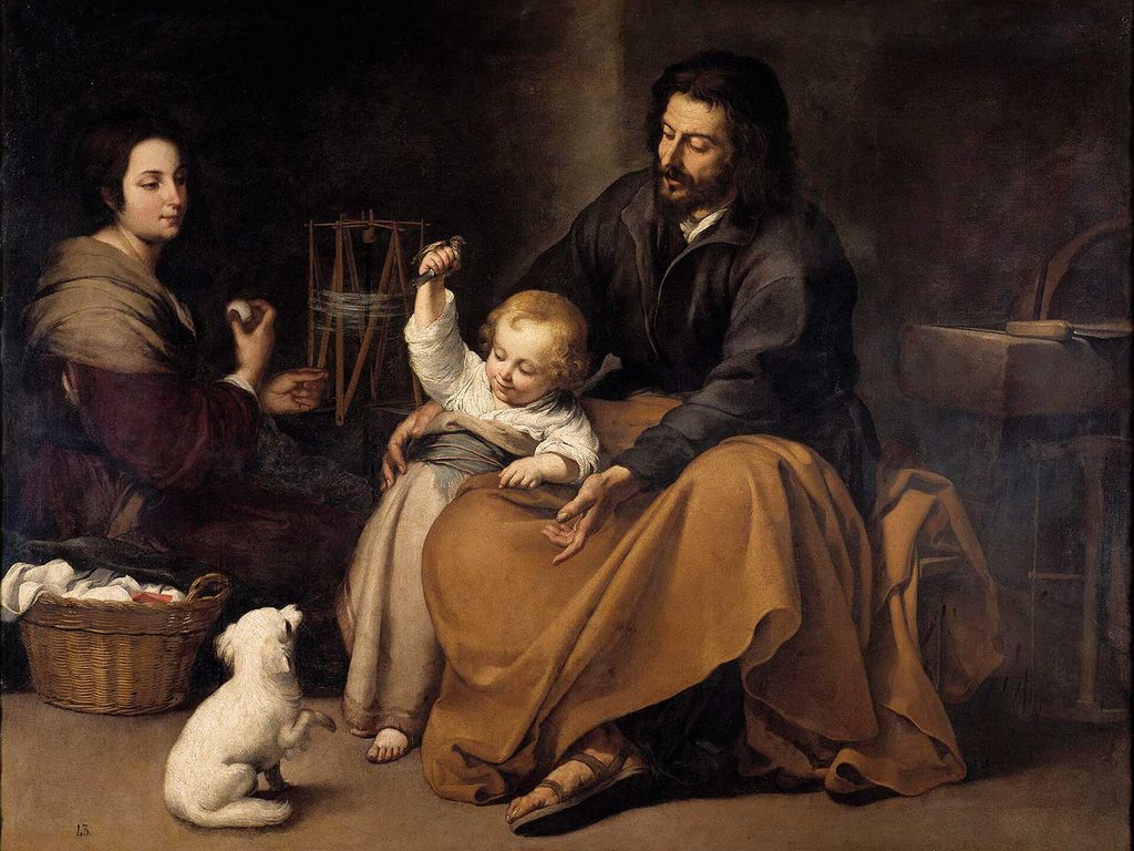 Bartolomé Esteban Murillo, Sagrada Familia del pajarito (1649-1650)