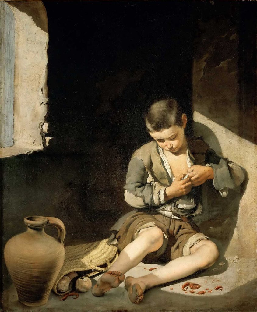 Bartolomé Esteban Murillo, Joven mendigo (1645-1650)
